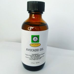 Organic Avocado Oil, Expeller Pressed, Natural Refined, 100% Pure Avocado Oil.